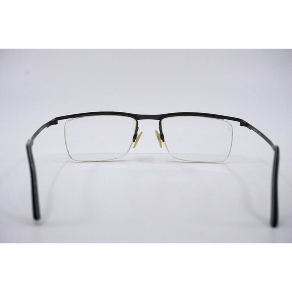 Plume Paris Saverne Eyeglasses Frames Metal Black Grey Rimless 53-19-142 main image 6
